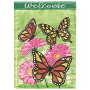 2pk -Flag Butterflies And Flowers 13x18 - (Pack of 2) 2pk -Flag Butterflies And Flowers 13x18 - (Pack of 2)