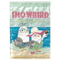 2pk -Flag Snowbird Season Polyester 13x18 - (Pack of 2)