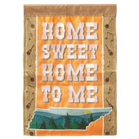 2pk -Flag Home Sweet Home Tennessee 13x18 - (Pack of 2)