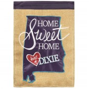 2pk -Flag Heart Of Dixie Burlap 13x18 - (Pack of 2) 2pk -Flag Heart Of Dixie Burlap 13x18 - (Pack of 2)