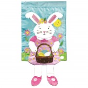 2pk -Crazy Leg Girl Bunny Polyester - (Pack of 2)