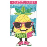 2pk -Crazy Leg Hello Summer Pineapple - (Pack of 2)