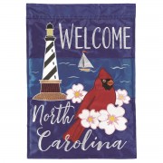 2pk -Flag Welcome North Carolina 13x18 - (Pack of 2)