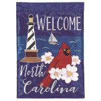 2pk -Flag Welcome North Carolina 13x18 - (Pack of 2)