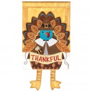 2pk -Crazy Leg Turkey Thankful Polyester - (Pack of 2)