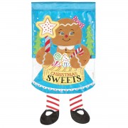 2pk -Crazy Leg Gingerbread Polyester - (Pack of 2)