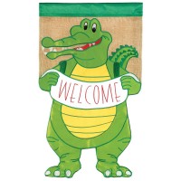 2pk -Crazy Leg Alligator Welcome - (Pack of 2)