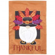2pk -Flag Thankful Gnome Polyester 13x18 - (Pack of 2) 2pk -Flag Thankful Gnome Polyester 13x18 - (Pack of 2)