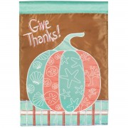 2pk -Flag Coastal Give Thanks 13x18 - (Pack of 2)