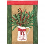 2pk -Flag Merry Christmas Pitcher 13x18 - (Pack of 2) 2pk -Flag Merry Christmas Pitcher 13x18 - (Pack of 2)