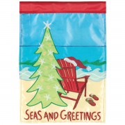 2pk -Flag Seas And Greetings Polyester 13x18 - (Pack of 2)