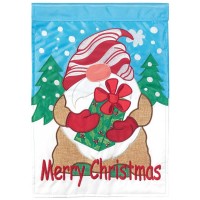 2pk -Flag Merry Christmas Gnome 13x18 - (Pack of 2)