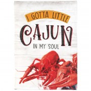 2pk -Flag Gotta Little Cajun Polyester 13x18 - (Pack of 2)