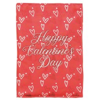 2pk -Flag Happy Valentine Day 13x18 - (Pack of 2)