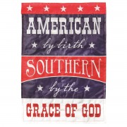 2pk -Flag American By Birth Polyester 13x18 - (Pack of 2) 2pk -Flag American By Birth Polyester 13x18 - (Pack of 2)