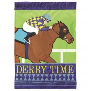 2pk -Flag Derby Silks Polyester 13x18 - (Pack of 2)