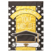 2pk -Flag Graduation Cap Polyester 13x18 - (Pack of 2)
