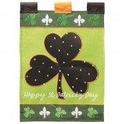 2pk -Flag St Patricks Shamrock 13x18 - (Pack of 2)