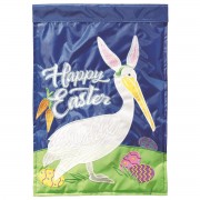 2pk -Flag Happy Easter Pelican 13x18 - (Pack of 2)
