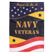 2pk -Flag Proud To Be A Navy Veteran 13x18 - (Pack of 2) 2pk -Flag Proud To Be A Navy Veteran 13x18 - (Pack of 2)