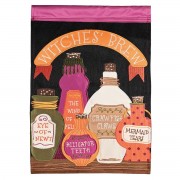 2pk -Flag Witches Brew Polyester 13x18 - (Pack of 2)