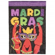 2pk -Flag Mardi Gras Crawfish Mask 13x18 - (Pack of 2) 2pk -Flag Mardi Gras Crawfish Mask 13x18 - (Pack of 2)
