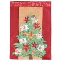 2pk -Flag Magnolia Christmas Tree 13x18 - (Pack of 2)