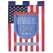 2pk -Flag Memorial Day Remember & Honor 13x18 - (Pack of 2) 2pk -Flag Memorial Day Remember & Honor 13x18 - (Pack of 2)