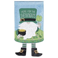 2pk -Crazy Leg Gnome Here For The Shenanigans - (Pack of 2)