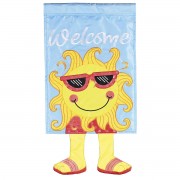 2pk -Crazy Leg Welcome Sun With Glasses - (Pack of 2)