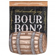 2pk -Flag Did Somebody Say Bourbon 13x18 - (Pack of 2)