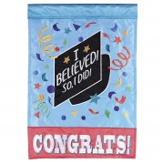 2pk -Flag Congrats Grad 13x18 - (Pack of 2)