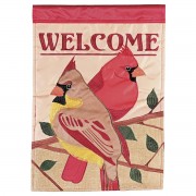 2pk -Flag Welcome Redbirds 13x18 - (Pack of 2) 2pk -Flag Welcome Redbirds 13x18 - (Pack of 2)