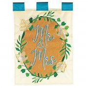 2pk -Flag Mr & Mrs 13x18 - (Pack of 2) 2pk -Flag Mr & Mrs 13x18 - (Pack of 2)