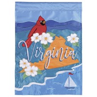 2pk -Flag Virginia 13x18 - (Pack of 2)