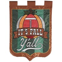 2pk -Flag Football Its Fall YAll 13x18 - (Pack of 2)