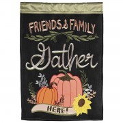 2pk -Flag Friends & Family Gather Here 13x18 - (Pack of 2)