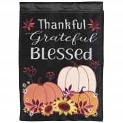 2pk -Flag Thankful Grateful Blessed 13x18 - (Pack of 2) 2pk -Flag Thankful Grateful Blessed 13x18 - (Pack of 2)