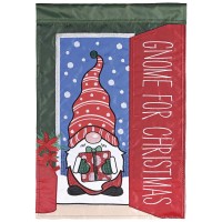 2pk -Flag Gnome For Christmas 13x18 - (Pack of 2)
