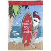 2pk -Flag Have A Beachy Little Christmas - (Pack of 2) 2pk -Flag Have A Beachy Little Christmas - (Pack of 2)