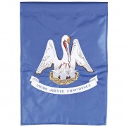 2pk -Flag Louisiana State Polyester 13x18 - (Pack of 2)