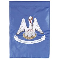 2pk -Flag Louisiana State Polyester 13x18 - (Pack of 2)