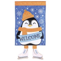 2pk -Crazy Leg Welcome Penguin - (Pack of 2)