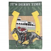 2pk -Flag Its Derby Time Horse 13x18 - (Pack of 2)
