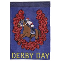 2pk -Flag Derby Day Garland Of Roses 13x18 - (Pack of 2)