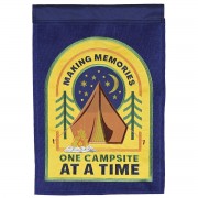 2pk -Flag Making Memories One Campsite 13x18 - (Pack of 2) 2pk -Flag Making Memories One Campsite 13x18 - (Pack of 2)
