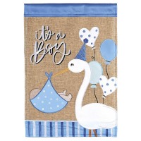 2pk -Flag It Is A Boy 13x18 - (Pack of 2) 2pk -Flag It Is A Boy 13x18 - (Pack of 2)