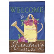 2pk -Flag Welcome To Grandmas House 13x18 - (Pack of 2)
