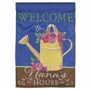 2pk -Flag Welcome To Nanas House 13x18 - (Pack of 2)