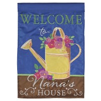 2pk -Flag Welcome To Nanas House 13x18 - (Pack of 2)